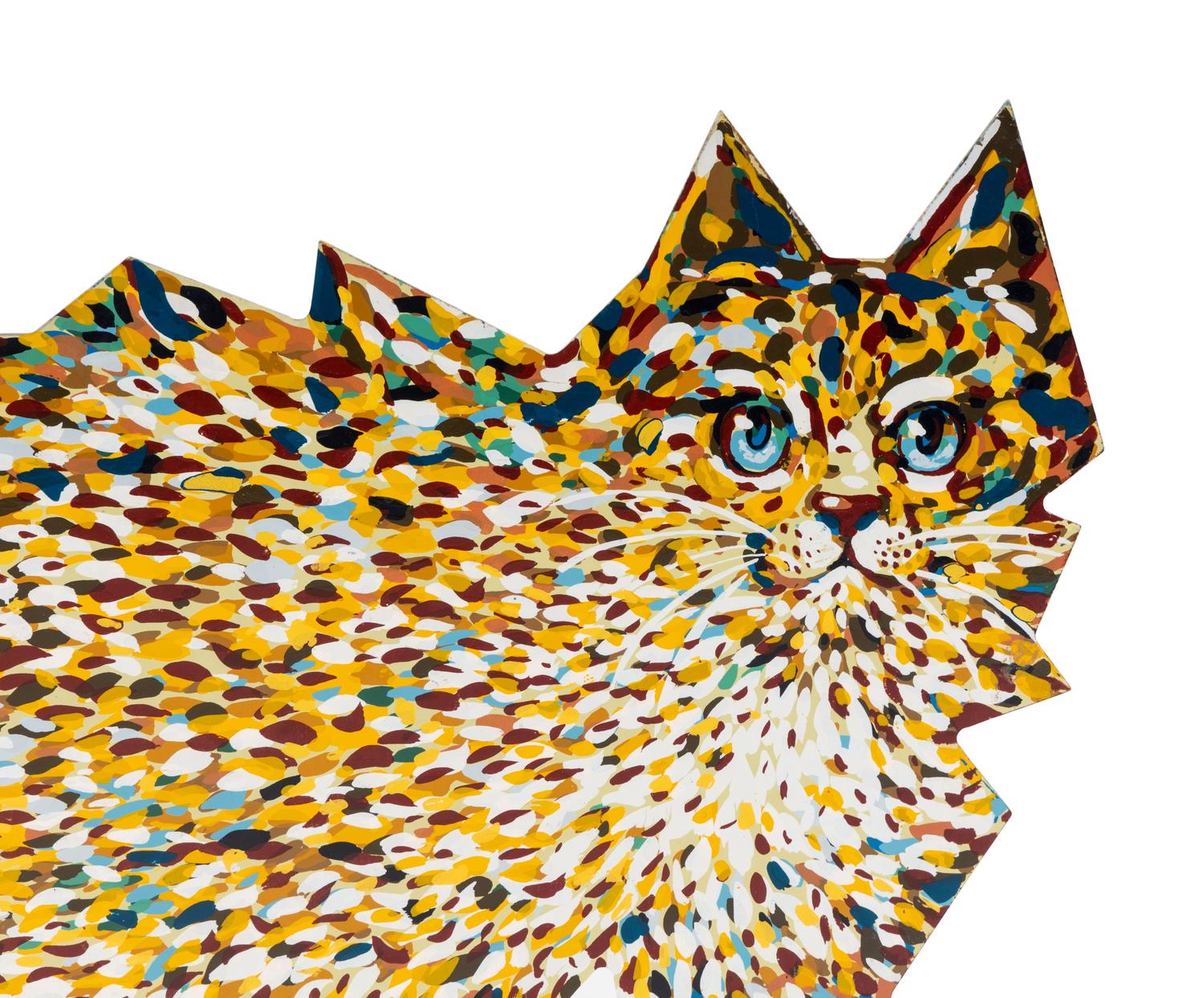 Van Gogh/Braque Cat