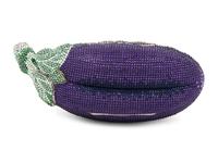 Judith Leiber Collector's Edition Eggplant Minaudière