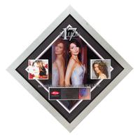 A Shania Twain: Come of Over RIAA Certified 17x Platinum Presentation Album 32 1/4 x 32 1/4 inches.