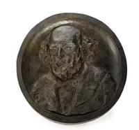 Pierre-Auguste Renoir | Richard Guino (French, 1841-1919) | (French, 1890-1973) — Portrait de Cézanne , 1915-1917