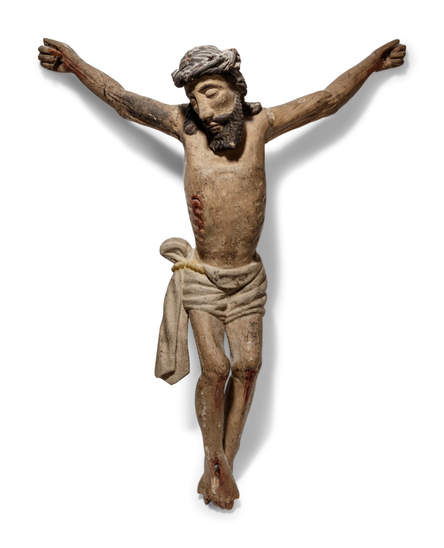A South Tyrolean Carved and Painted Corpus Christi