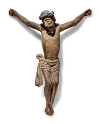 A South Tyrolean Carved and Painted Corpus Christi