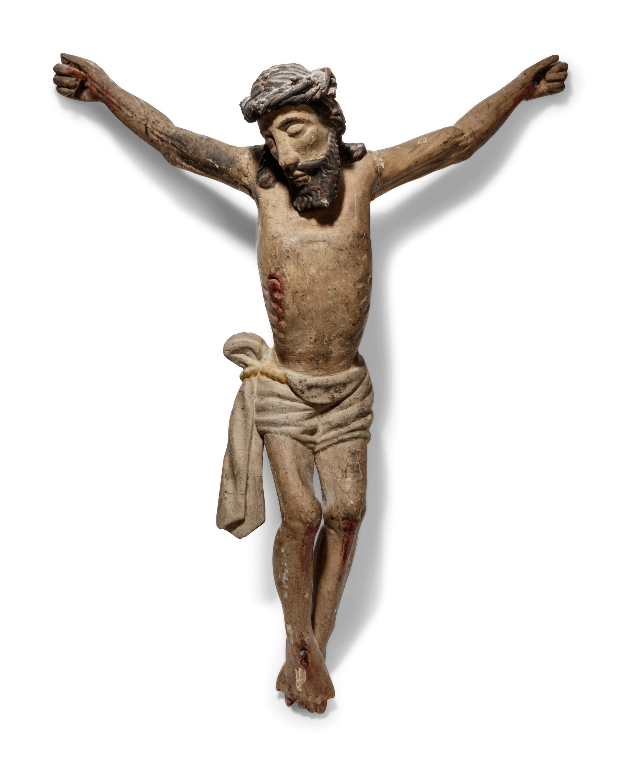 A South Tyrolean Carved and Painted Corpus Christi
