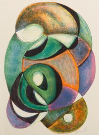 Anthony Quinn, (Mexican/American, 1915-2001), The Great Spirit, 1986 (The complete portfolio, comprising ten lithographs printed in col