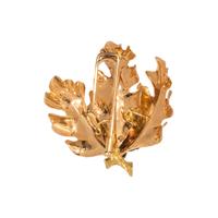 BUCCELLATI, LEAF AND ACORN BROOCH