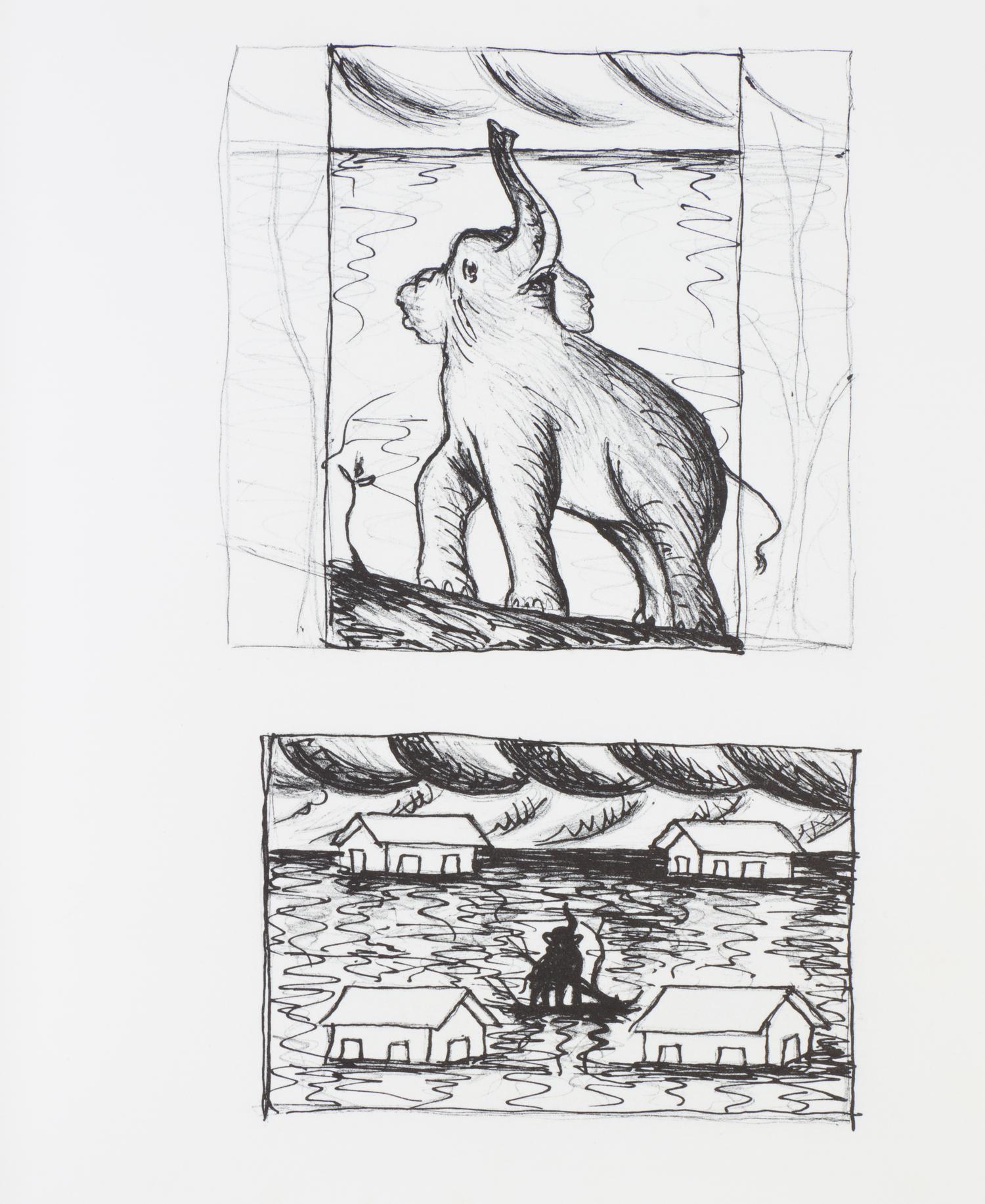 BROWN, ROGER. Sketchbook 1982. NY, 1983. Signed. Limited.