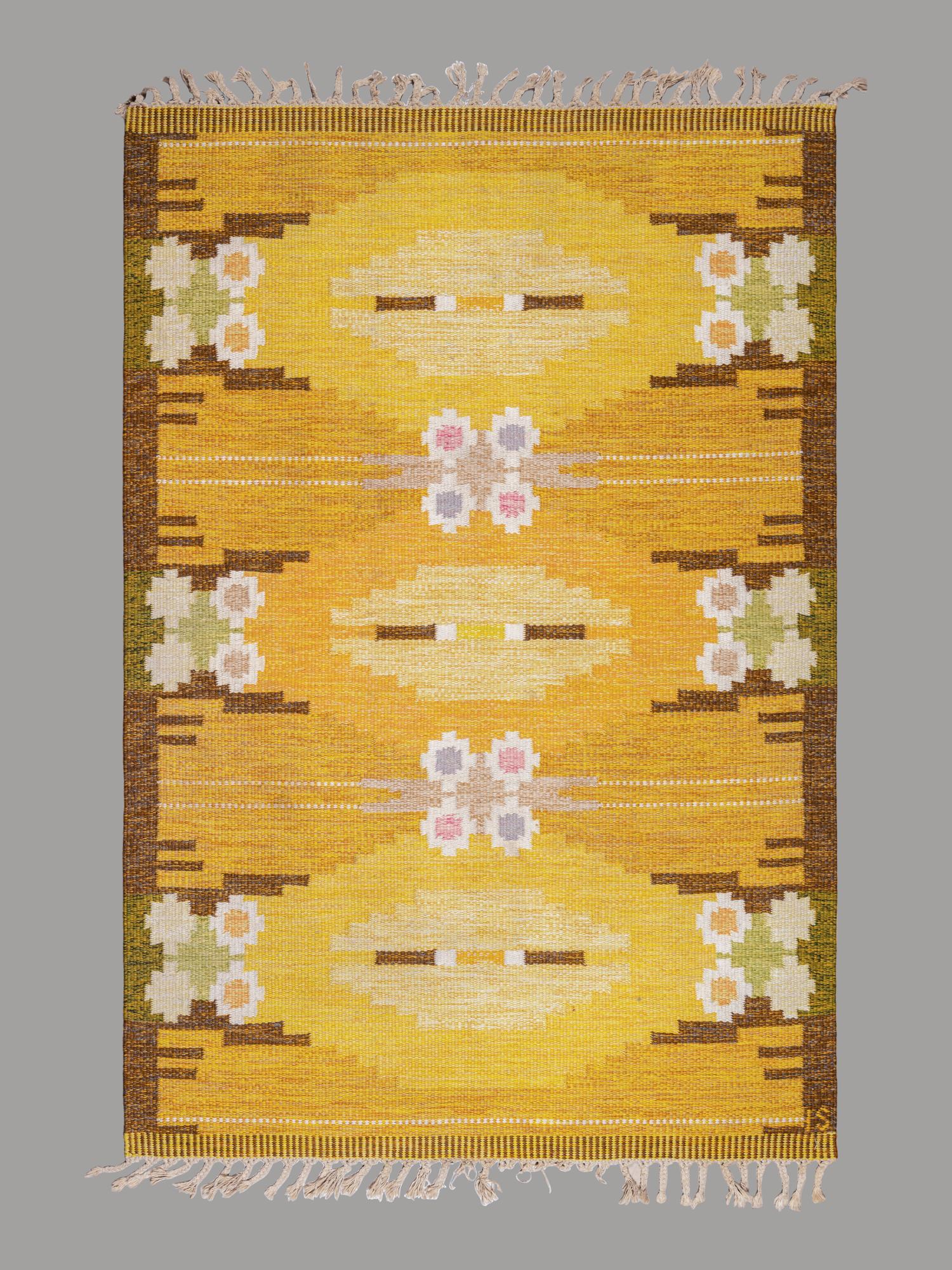 Örbyhus Flatweave Rug, c. 1960