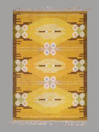 Örbyhus Flatweave Rug, c. 1960