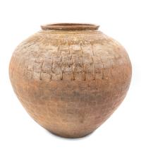 A "Proto-Porcelain" Jar Height 16 inches. — LIKELY WARRING STATES PERIOD (475-221 B.C.E.)