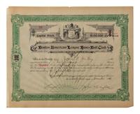 An Original 1911 Boston Red Sox Stock Certificate,