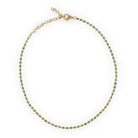 Yellow Gold and Emerald Necklace