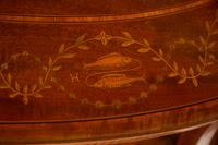 An Edwardian Mahogany and Marquetry Étagère