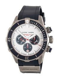 ULYSSE NARDIN, REF 1503-70LE-0A-MON TITANIUM 'DIVER CHRONOGRAPH MONACO YACHT SHOW LIMITED EDITION' WATCH, BOX & PAPERS