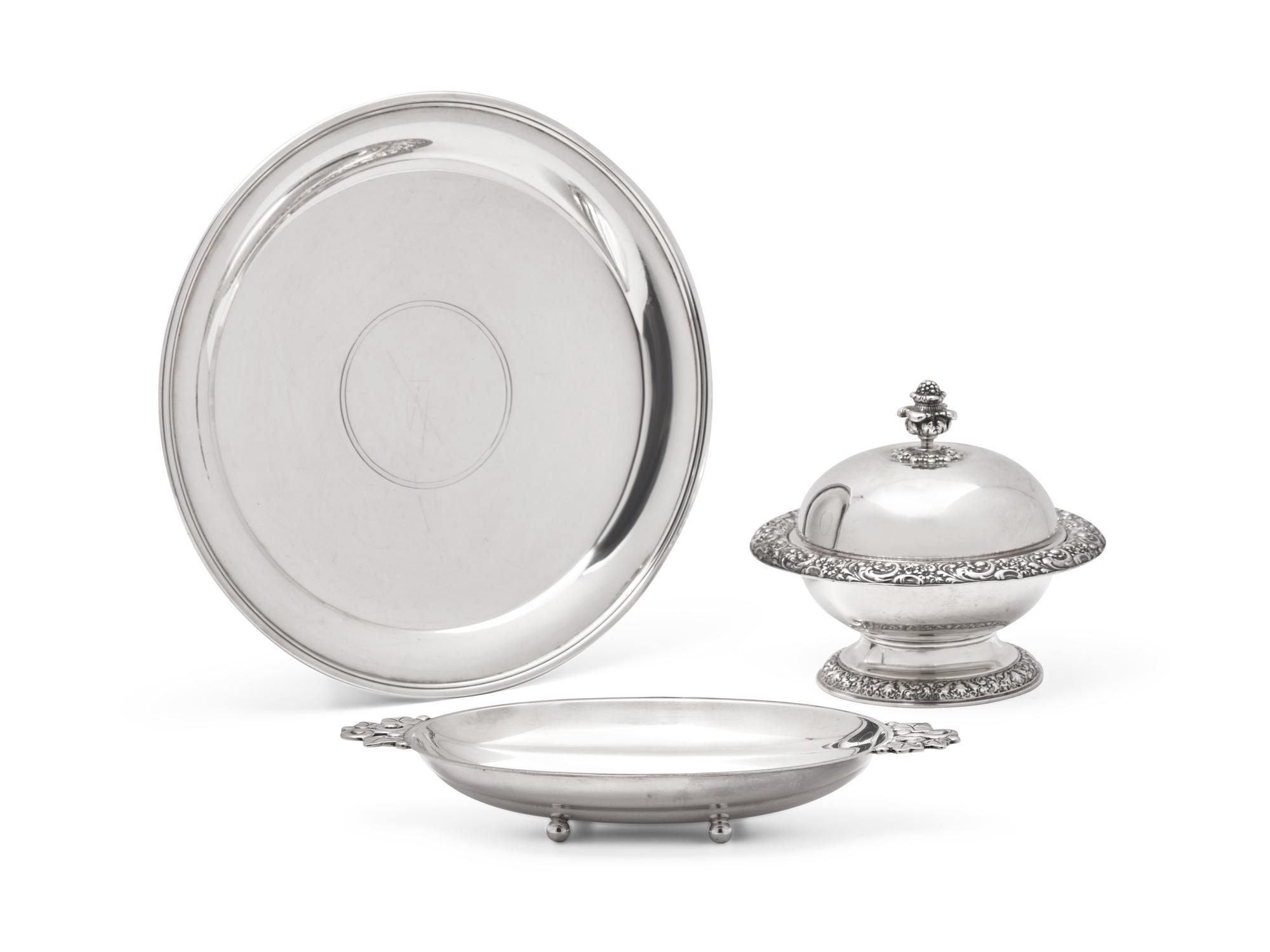 A Group of Tiffany & Co. Sterling Silver Tablewares