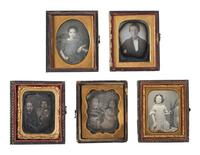 [EARLY PHOTOGRAPHY]. 29 quarter plate and ninth plate daguerreotypes of children.