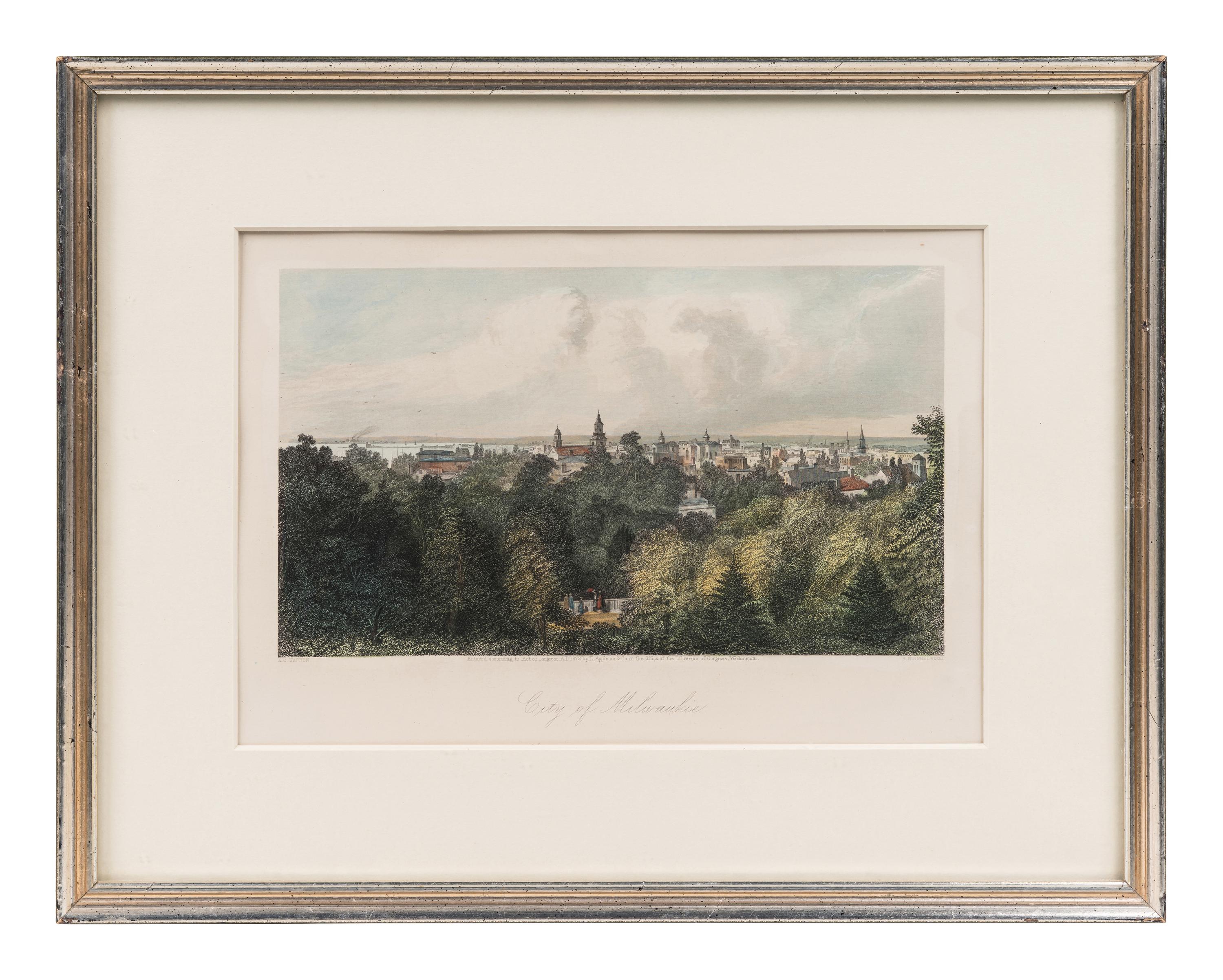 [MILWAUKEE]. A group of 6 prints, comprising:
