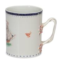 A Chinese Export Porcelain Mug for the American Market