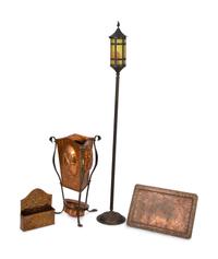 Four Arts & Crafts Copper Items — EARLY 20TH CENTURY