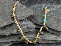 Pueblo Single-strand Turquoise Tab Necklace