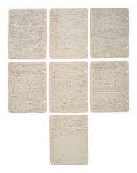 [SLAVERY] -- [RECONSTRUCTION]. Small archive of photographs and documents associated with Fannie "Cook" Sims (ca 1850-1943), a freed woman who worked as a domestic laborer in Chester County, South Carolina.