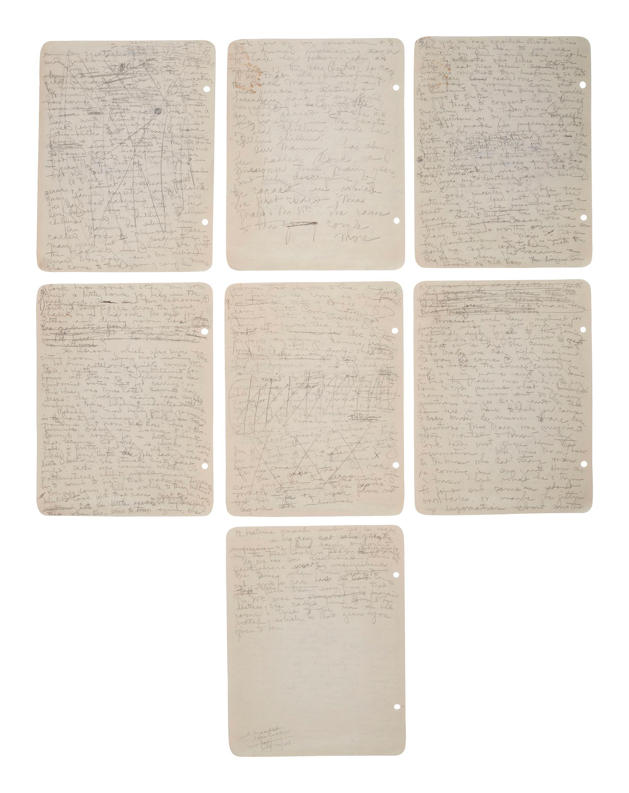 [SLAVERY] -- [RECONSTRUCTION]. Small archive of photographs and documents associated with Fannie "Cook" Sims (ca 1850-1943), a freed woman who worked as a domestic laborer in Chester County, South Carolina.