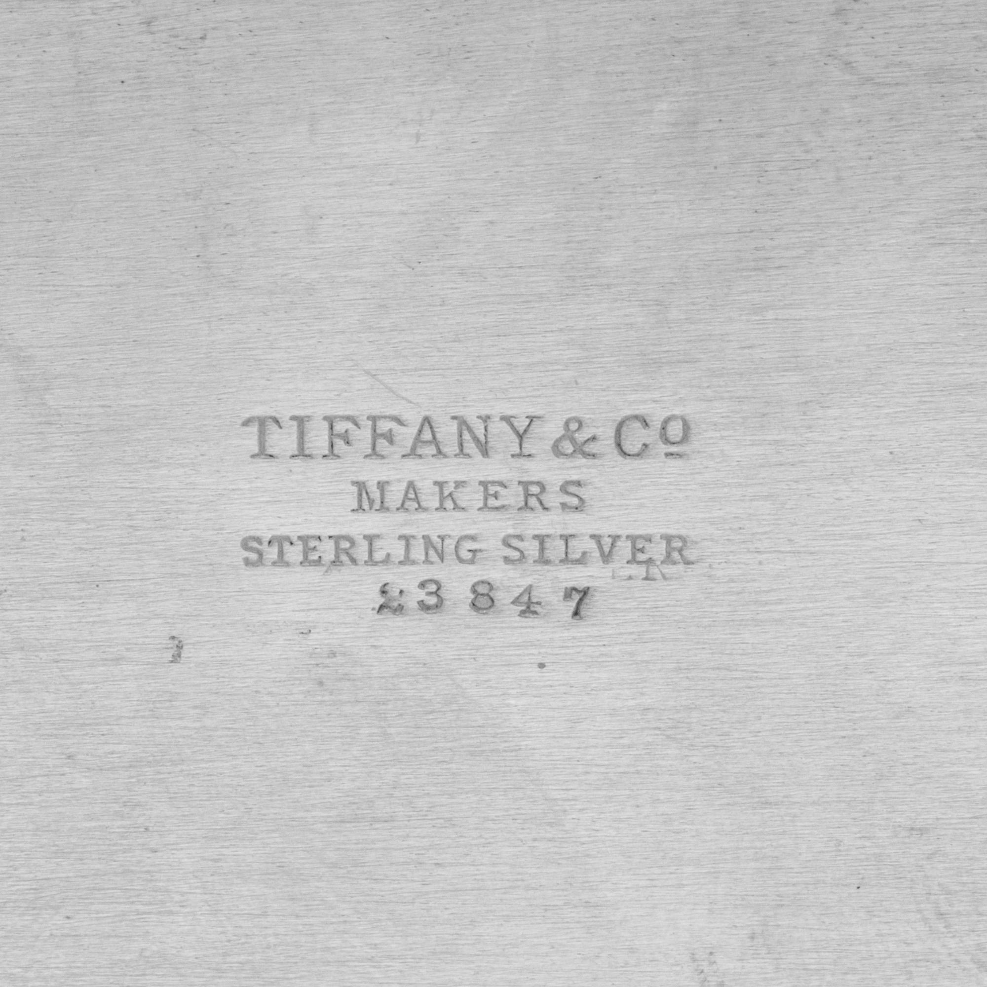 A Tiffany & Co. Silver Table-Top Cigarette Box