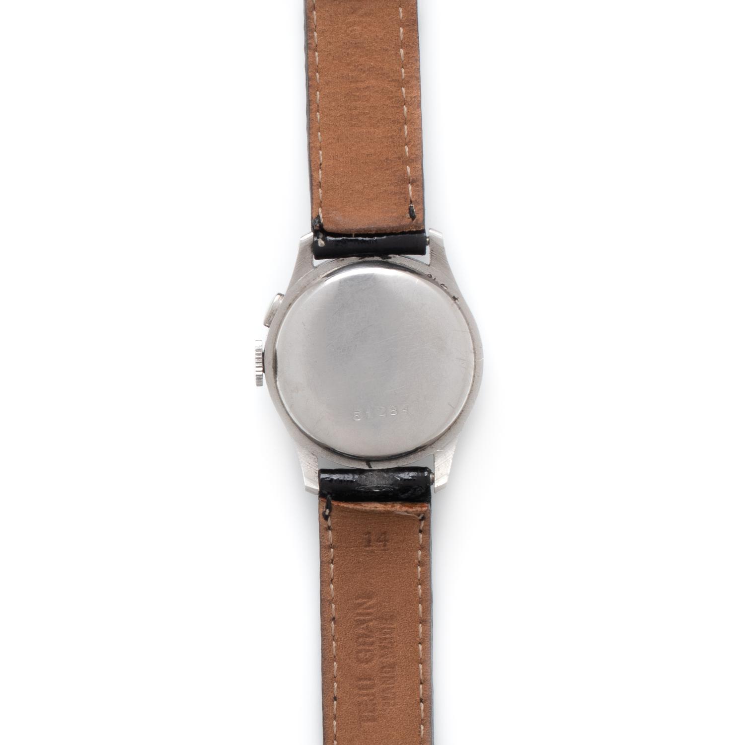 TAVANNES, VINTAGE, STAINLESS STEEL CHRONOGRAPH WRISTWATCH