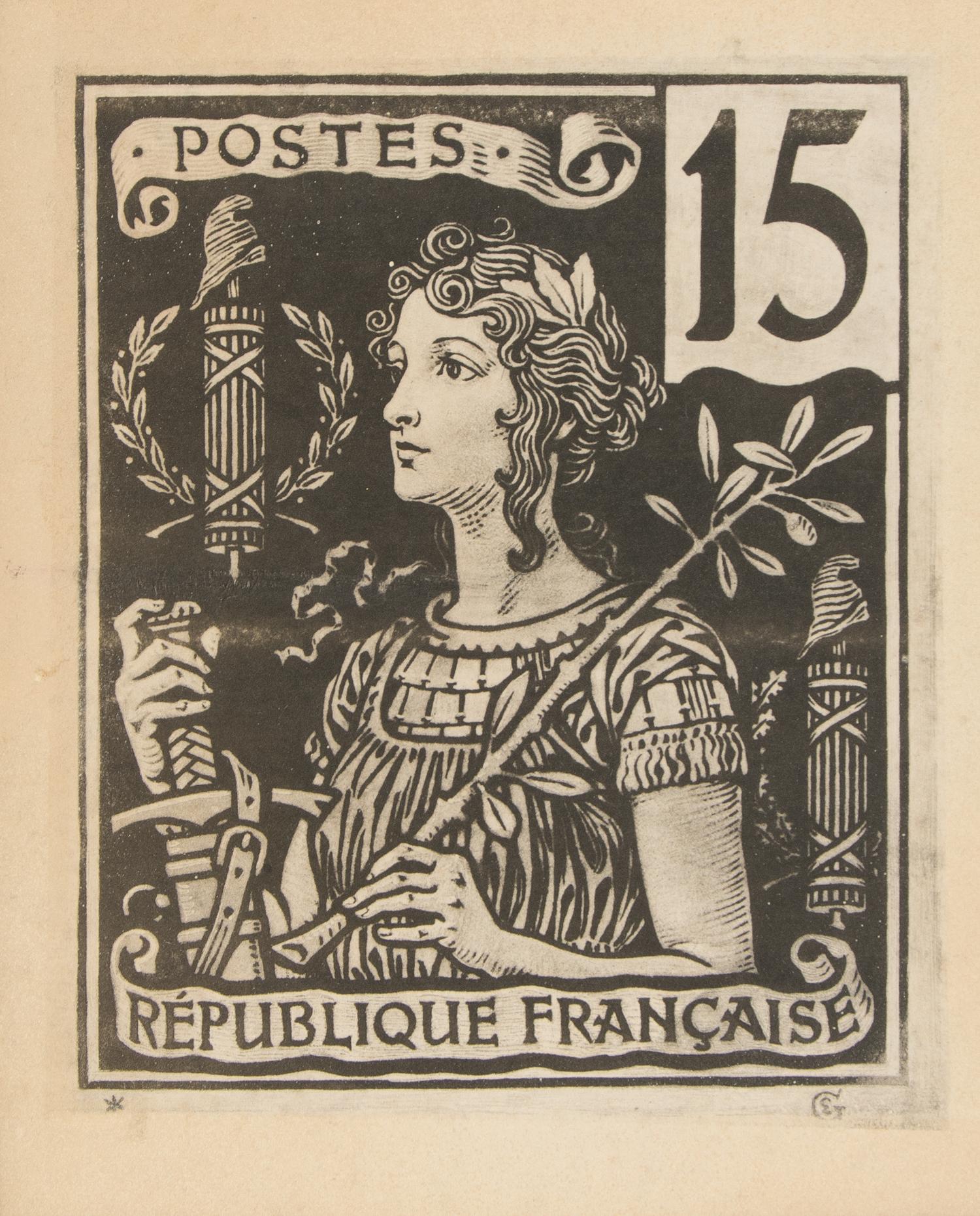 Eugene Grasset, (French, 1841-1917), Republique Francaise, 1885
