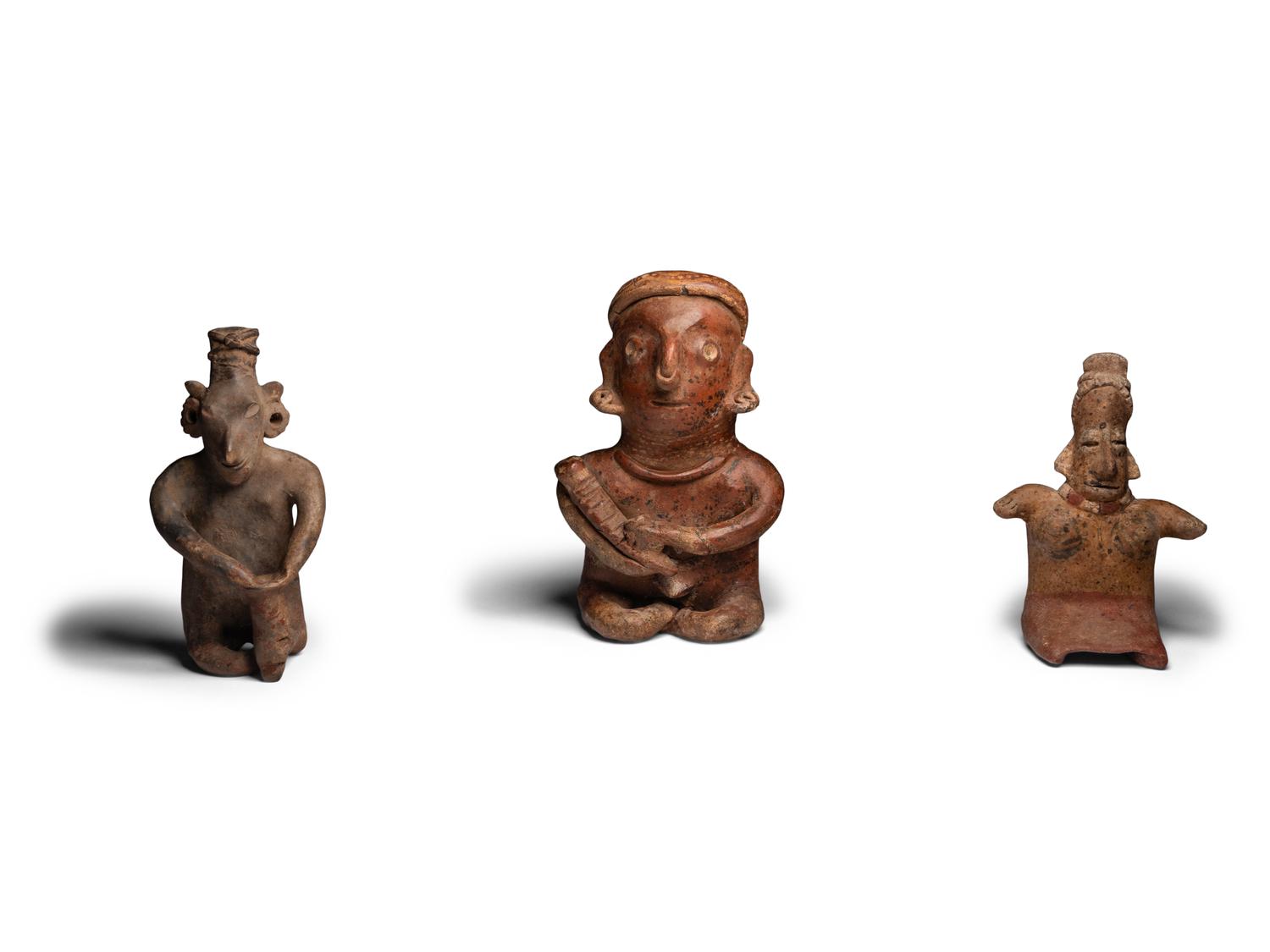 Eight Jalisco Terracotta Figures