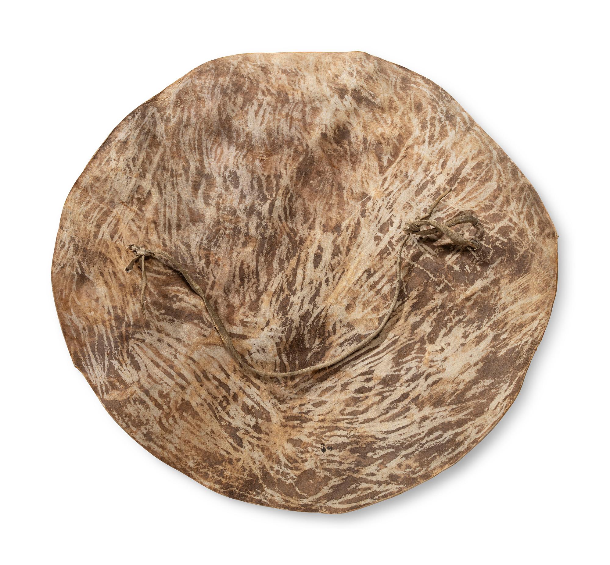 Plains Painted Hide Shield