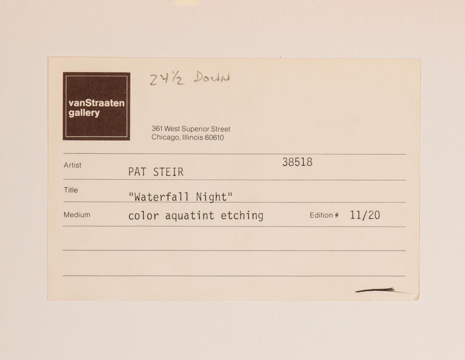 Waterfall Night , 1988
