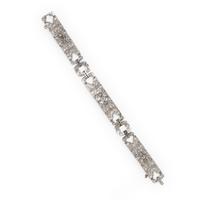 ART DECO, PLATINUM AND DIAMOND BRACELET