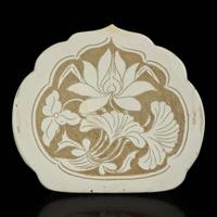 A Chinese Cizhou carved pillow 磁州窑刻花瓷枕 Northern Song or Jin dynasty ????
