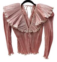 Three Crimped Metallic Organza Rodeo Costume Tops