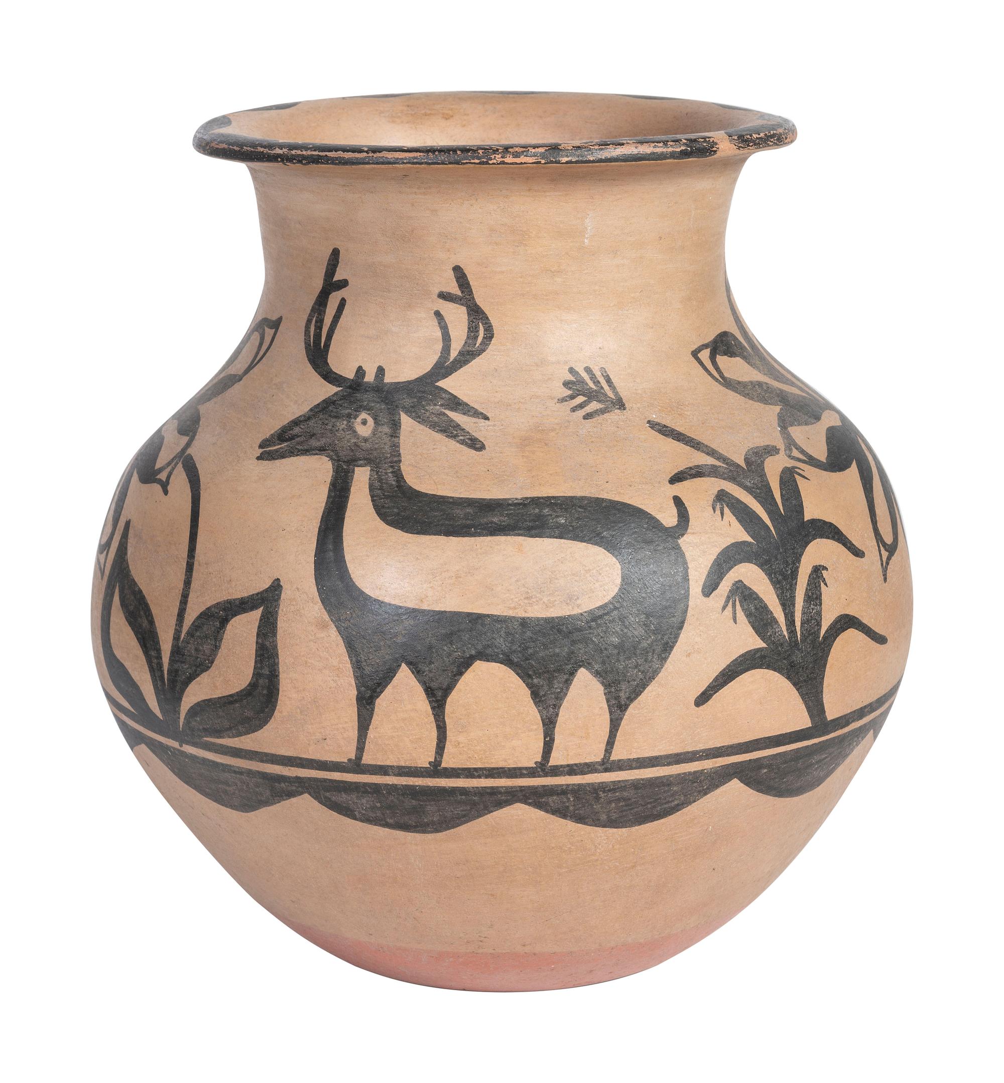 Kewa Figural Pottery Jar