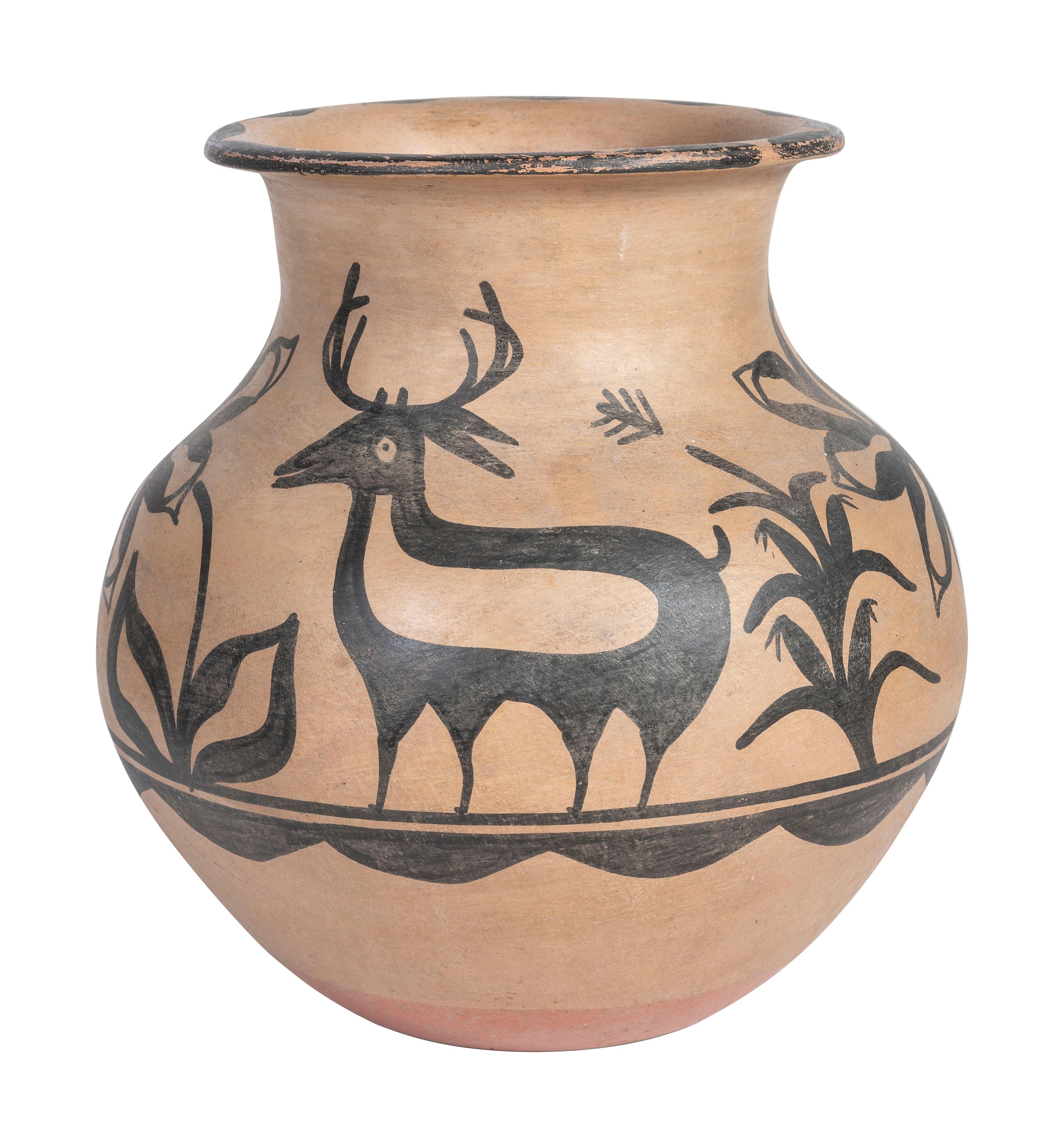 Kewa Figural Pottery Jar