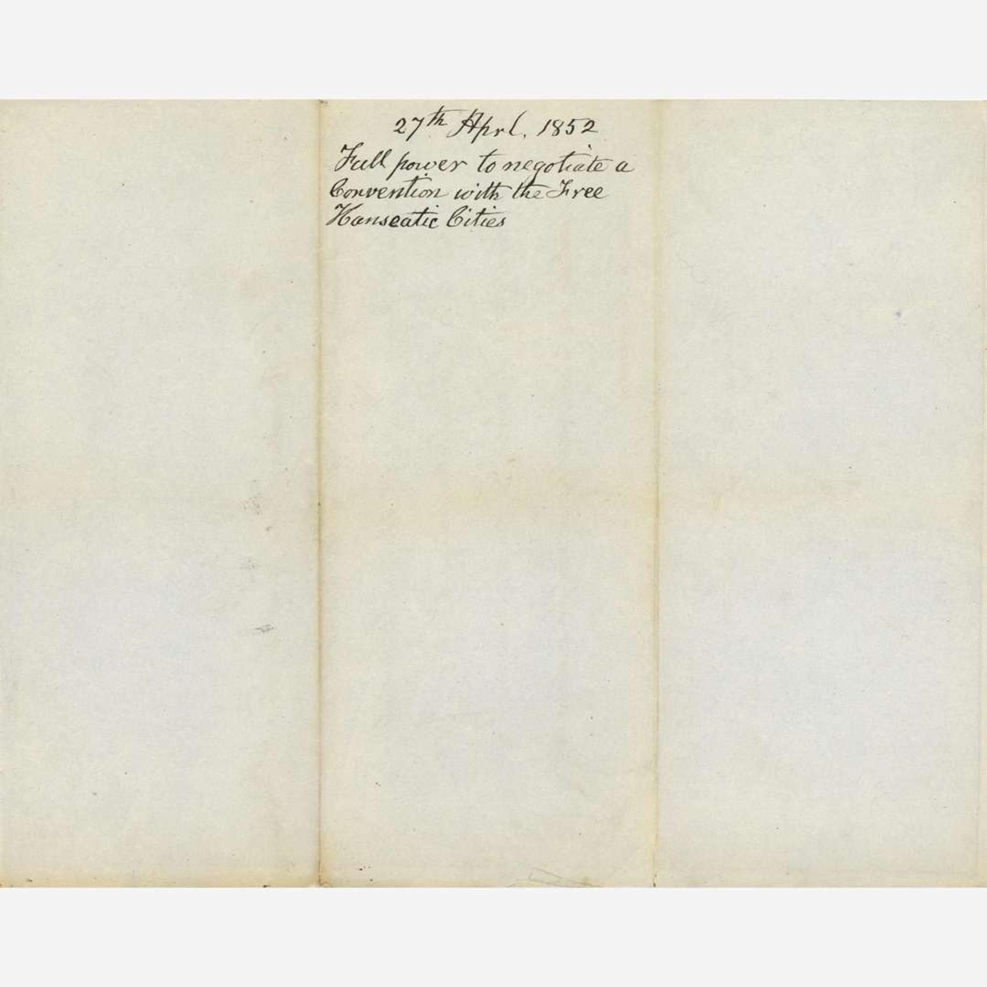 [Presidential] Van Buren, Martin, and John Tyler and Millard Fillmore Group of 3 Signed Documents