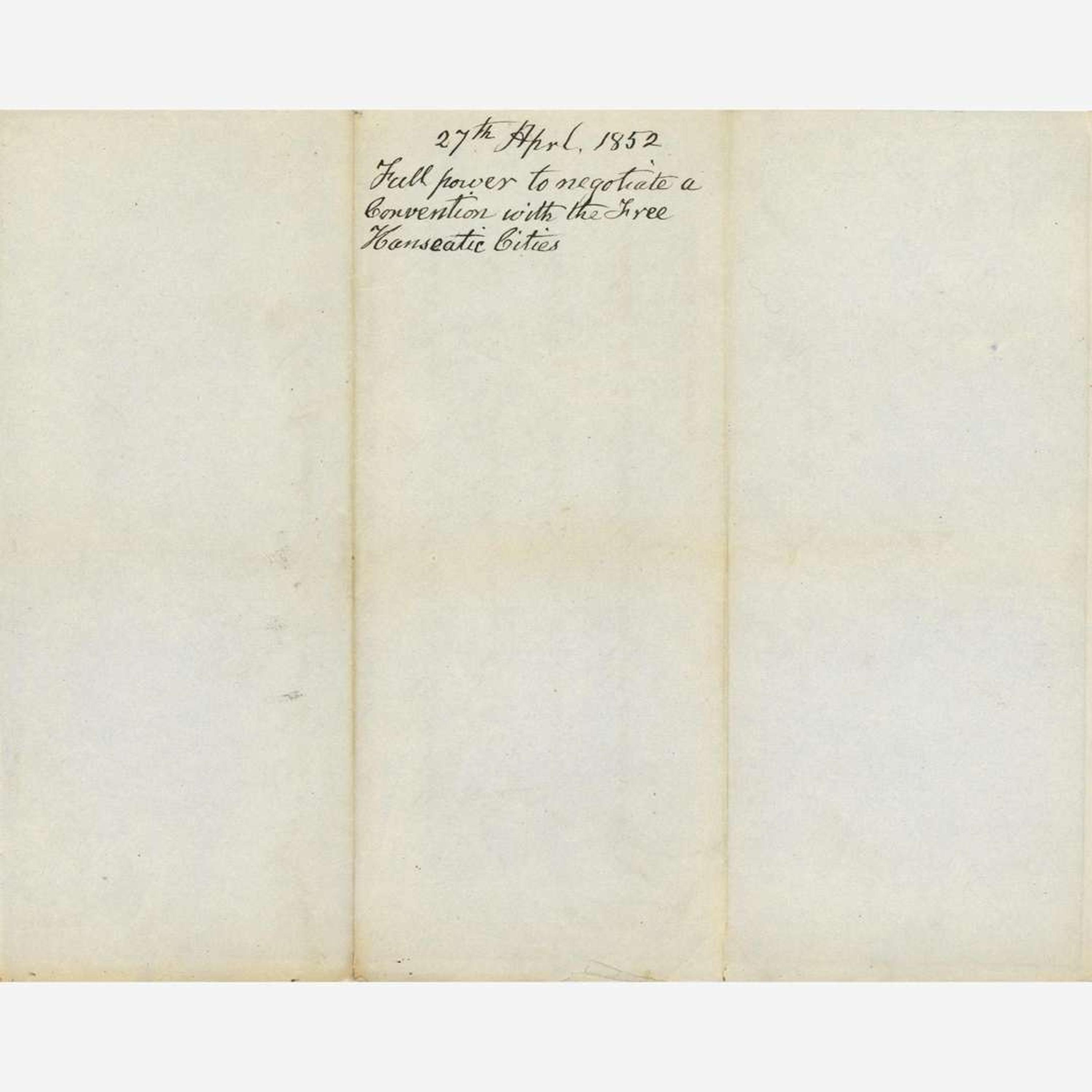 [Presidential] Van Buren, Martin, and John Tyler and Millard Fillmore Group of 3 Signed Documents