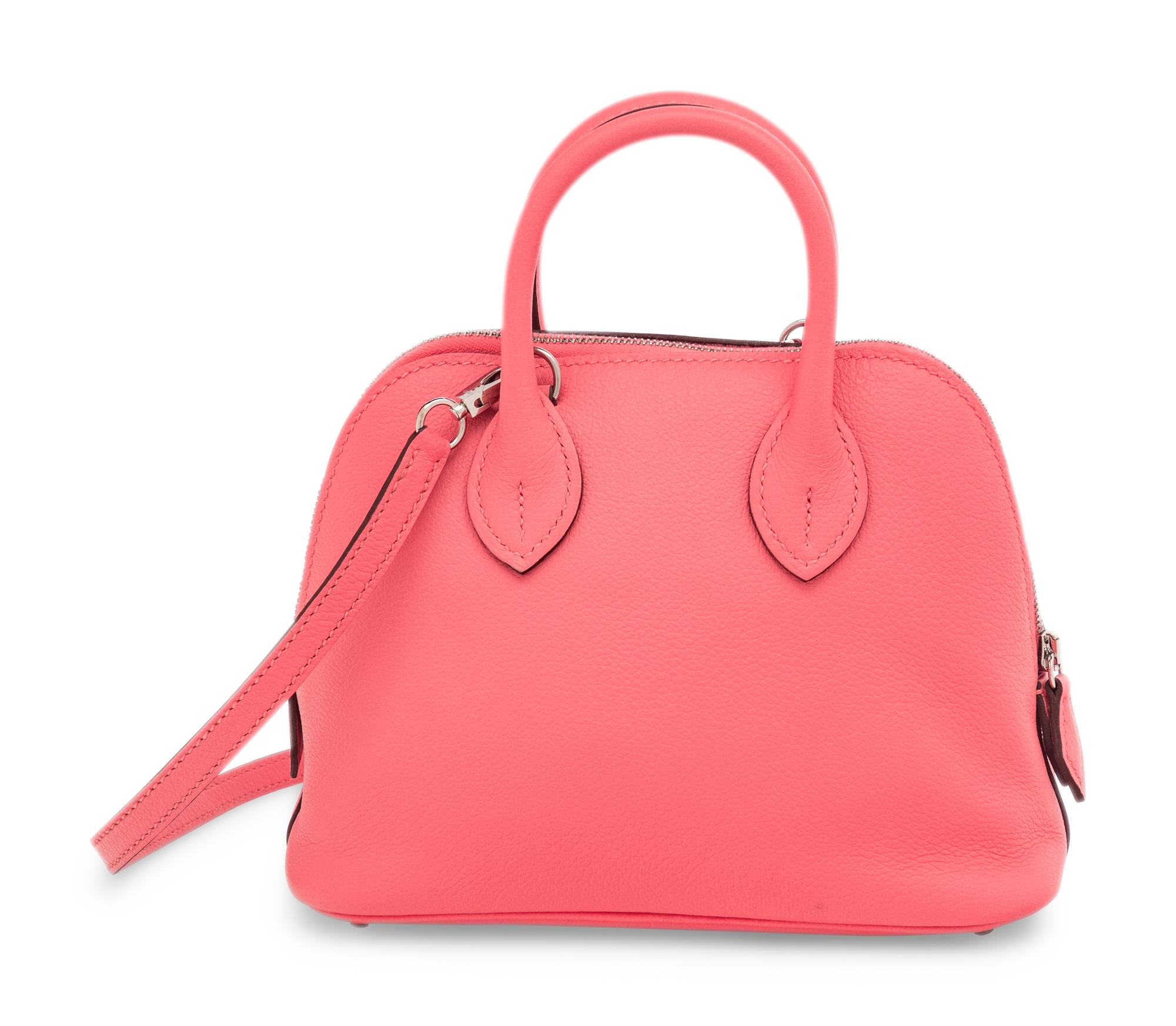 HERMÈS VERSO MINI BOLIDE 1923 IN ROSE EVERCOLOR