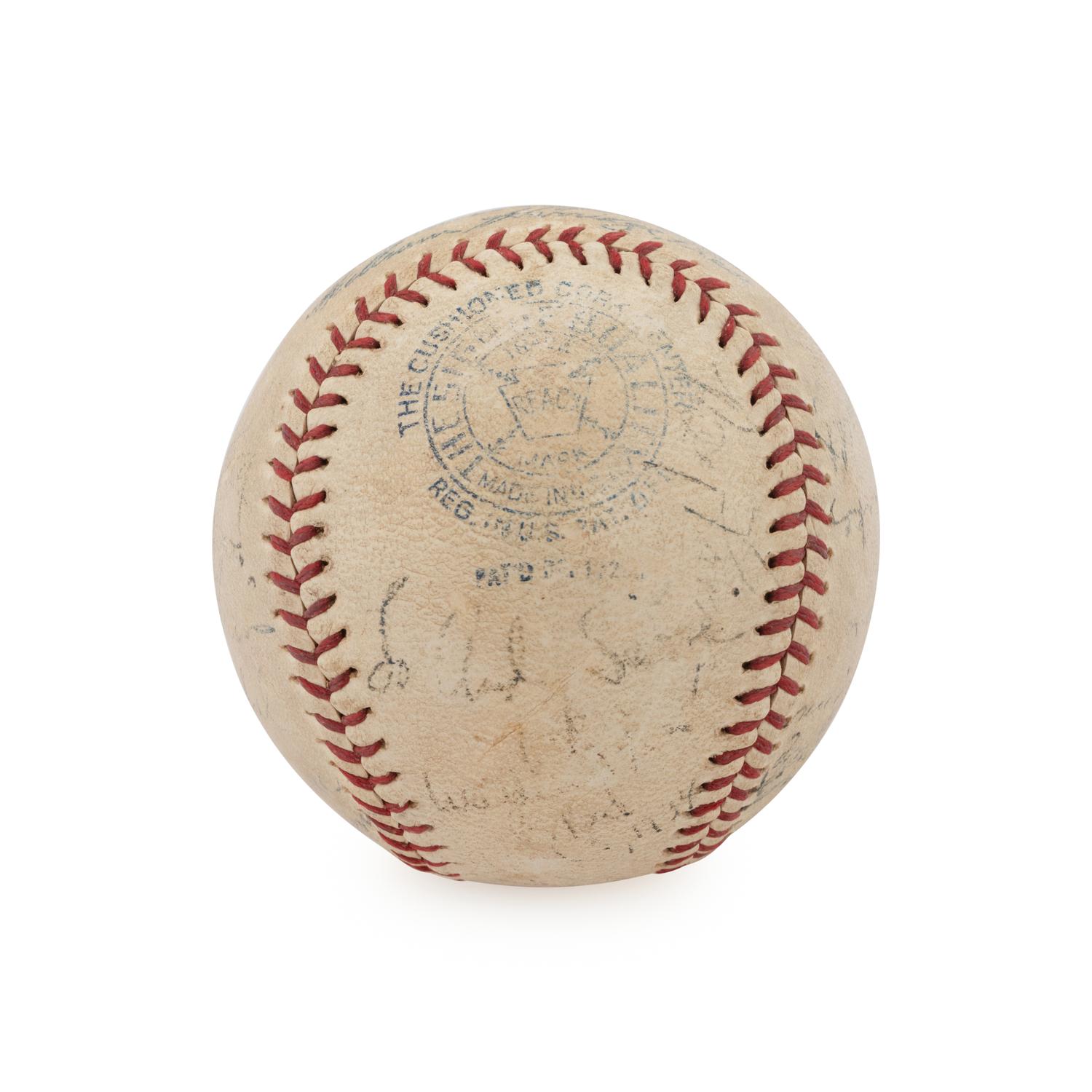 A 1934 Washington Senators Team Signed Autograph Baseball (Beckett Authentication Services)