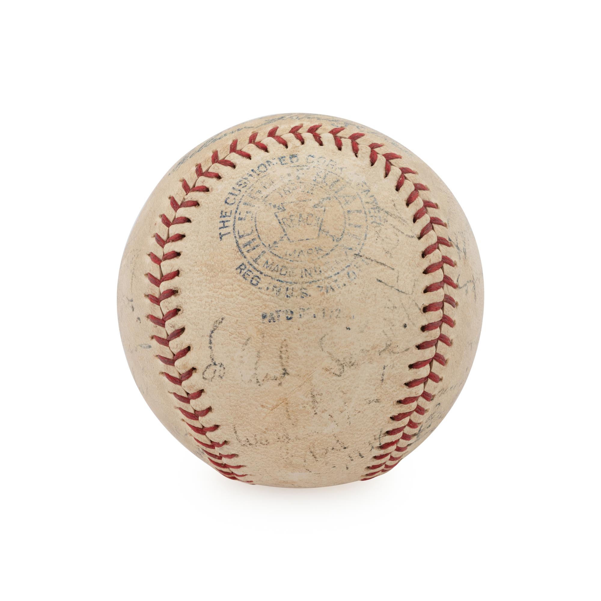 A 1934 Washington Senators Team Signed Autograph Baseball (Beckett Authentication Services)