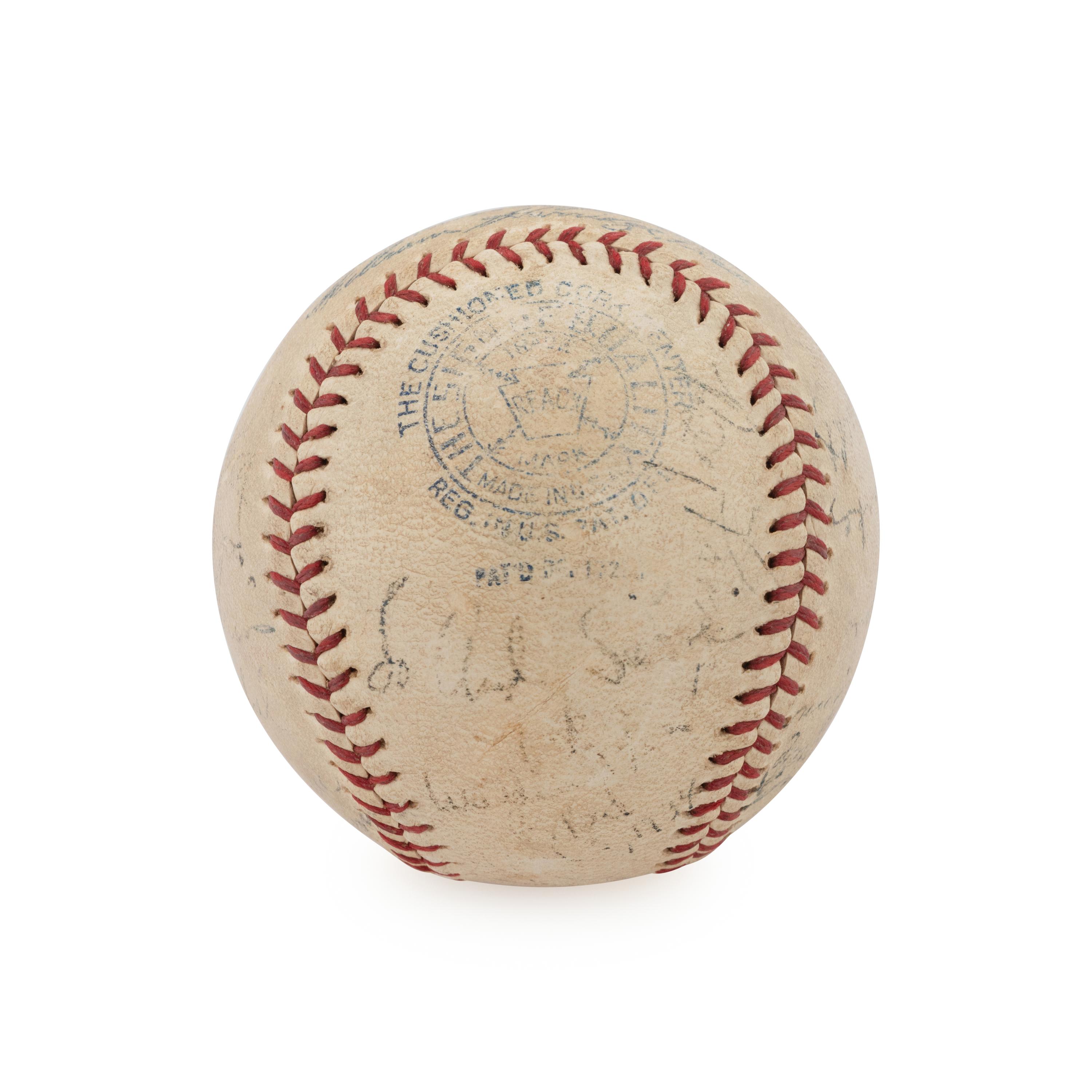 A 1934 Washington Senators Team Signed Autograph Baseball (Beckett Authentication Services)