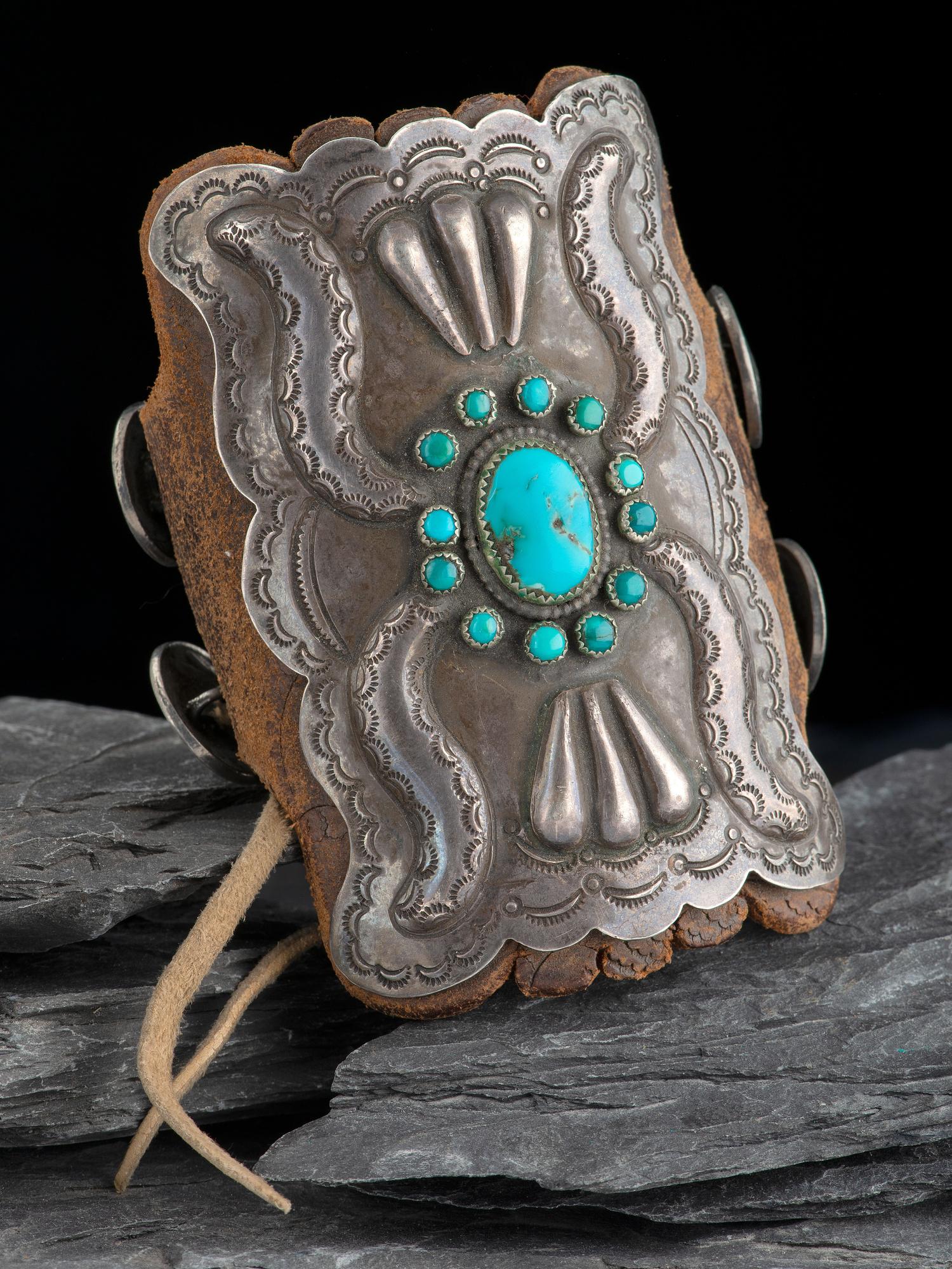 Navajo Ketoh with Turquoise Cluster