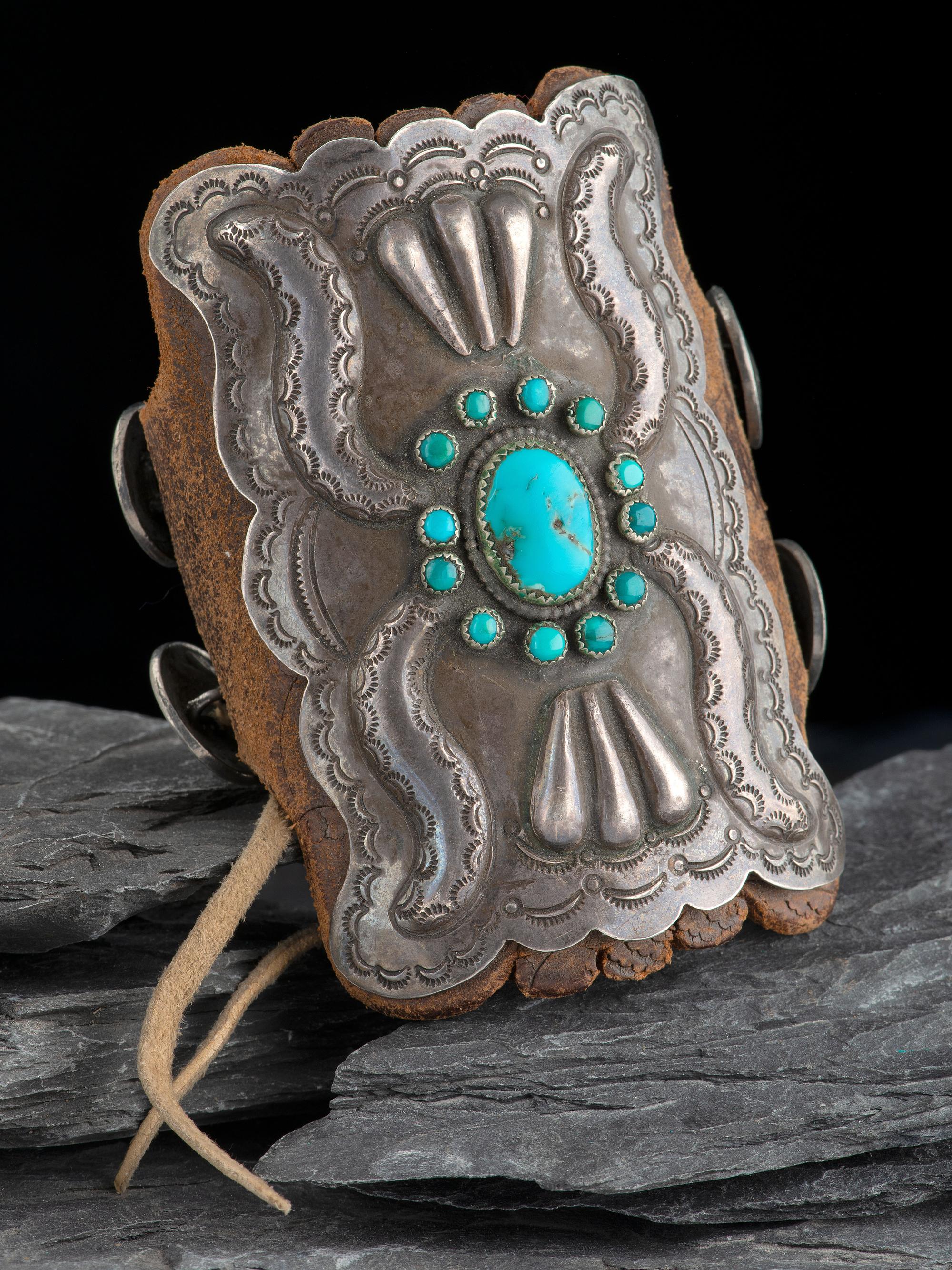 Navajo Ketoh with Turquoise Cluster