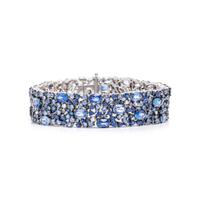 ROBERT PROCOP, SAPPHIRE AND DIAMOND BRACELET