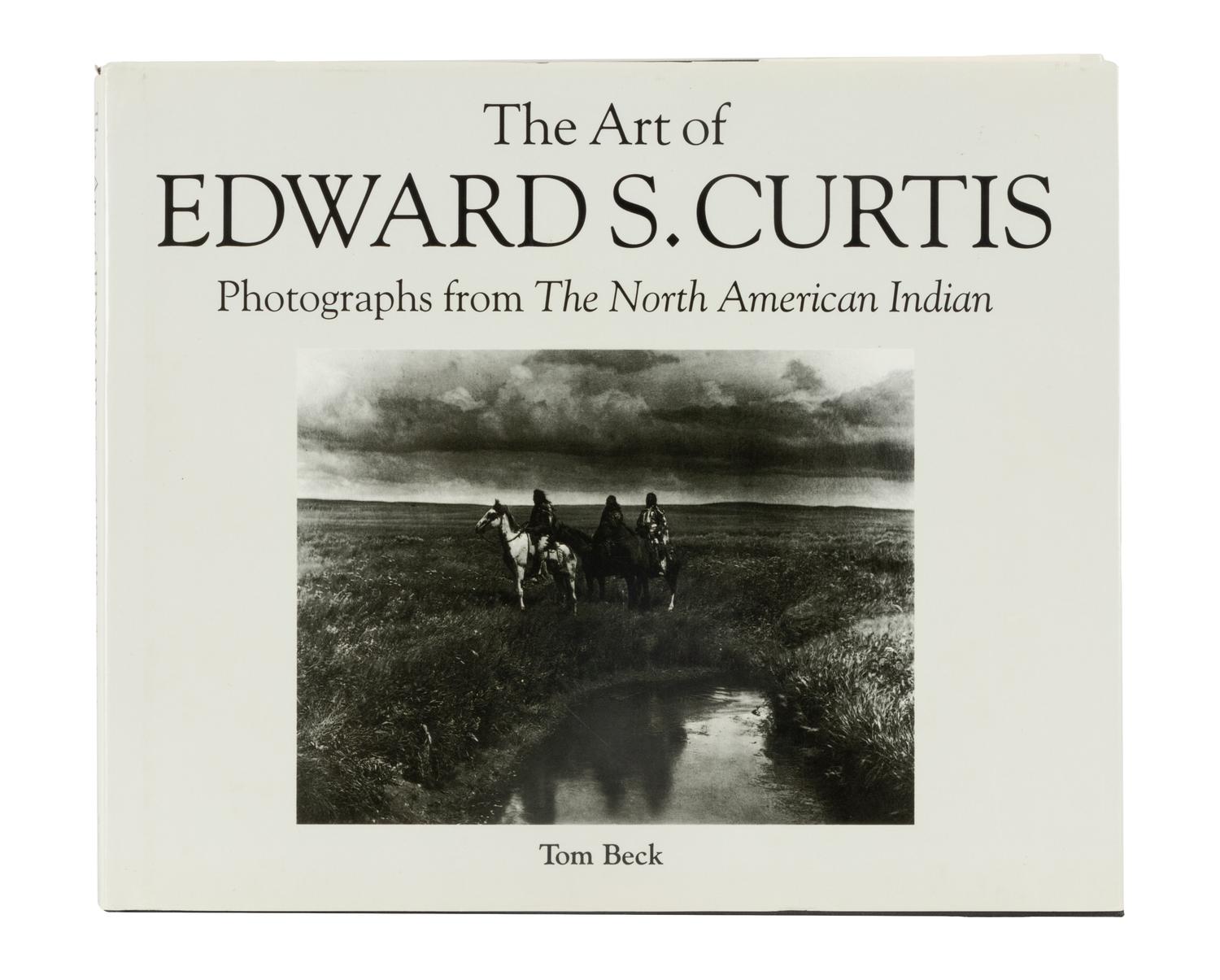 CURTIS, Edward S. (1868-1952), photographer. Signal Fire to the Mountain Gods . Signed and inscribed by Curtis.
