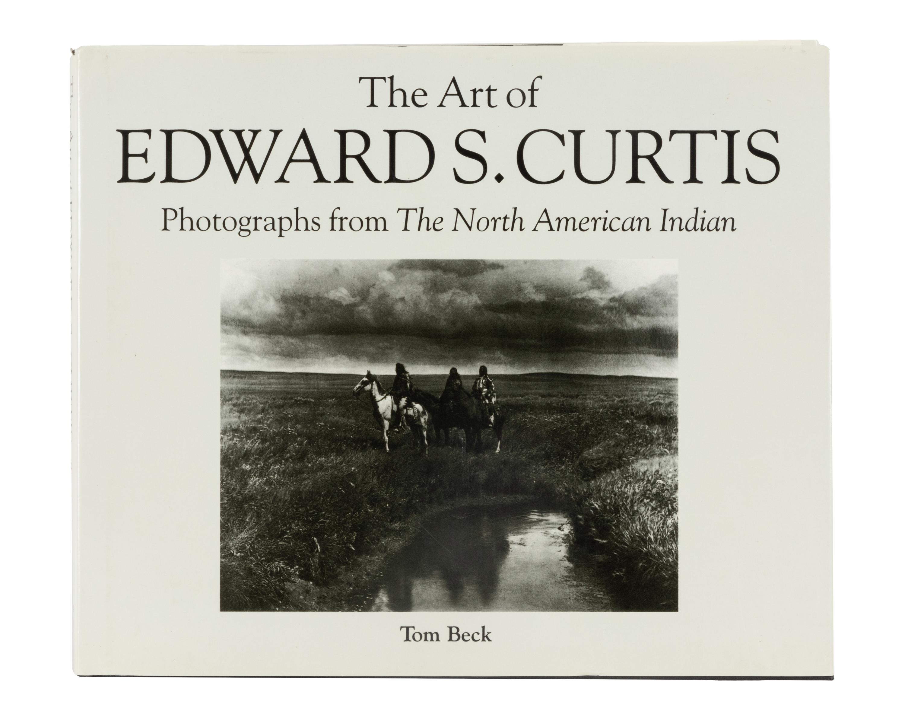 CURTIS, Edward S. (1868-1952), photographer. Signal Fire to the Mountain Gods . Signed and inscribed by Curtis.