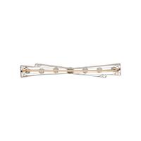 DIAMOND BAR BROOCH