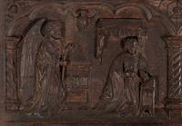 A Renaissance Revival Carved Oak Panel