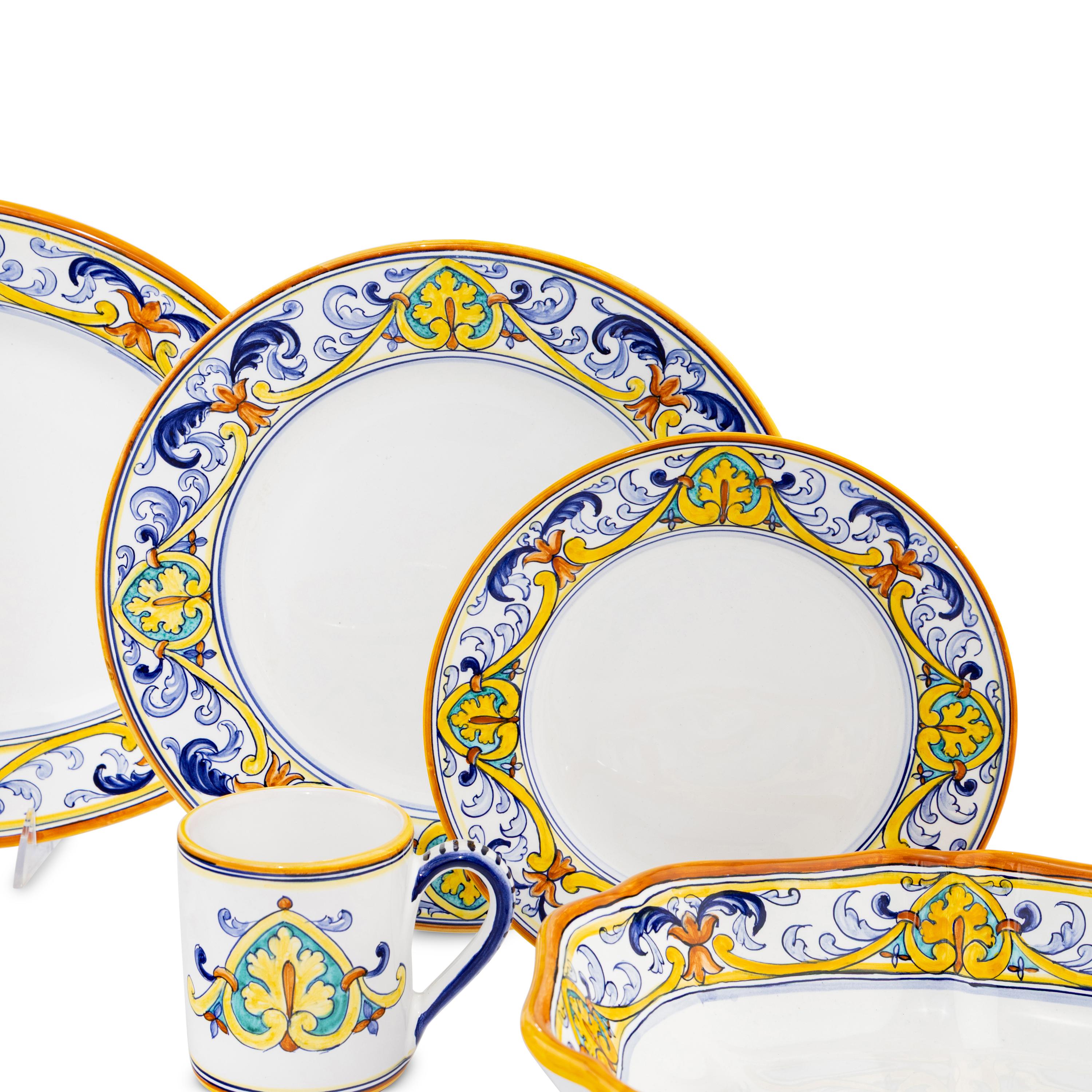 An Italian Faience Dinner Service